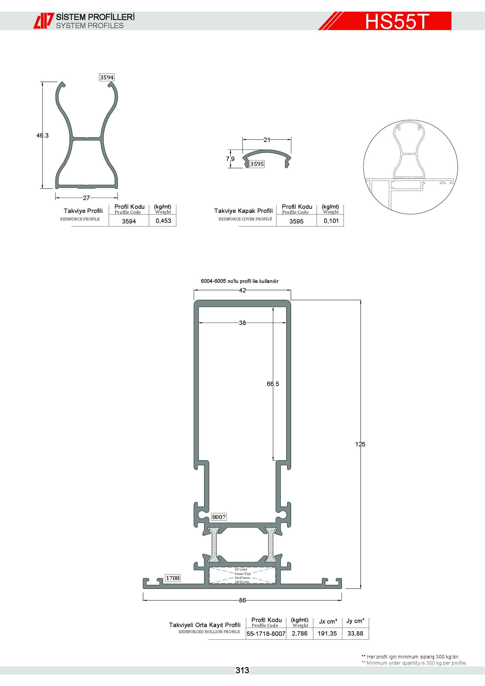 HEBESCHİEBE SÜRME ALÜMİNYUM 20